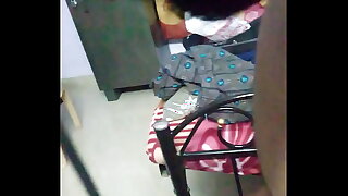 Indian Mallu single boy pillow hole sex