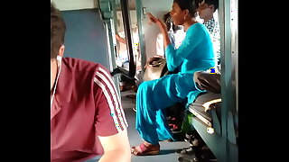 Indian porn in train by aunty