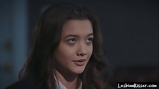 Stunning MILF getting her pussy licked by cute teen hot teen lesbians
