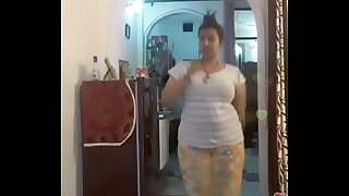 Hot desi indian bhabi shaking her sexi ass &amp_boobs on bigo live...3