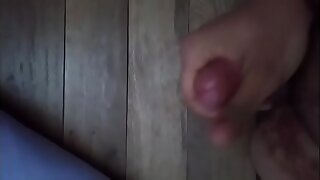 Home alone Guy Massage and Masturbate his thick dick and cum