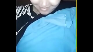 22 aunty with boyfriend kissing and fucking